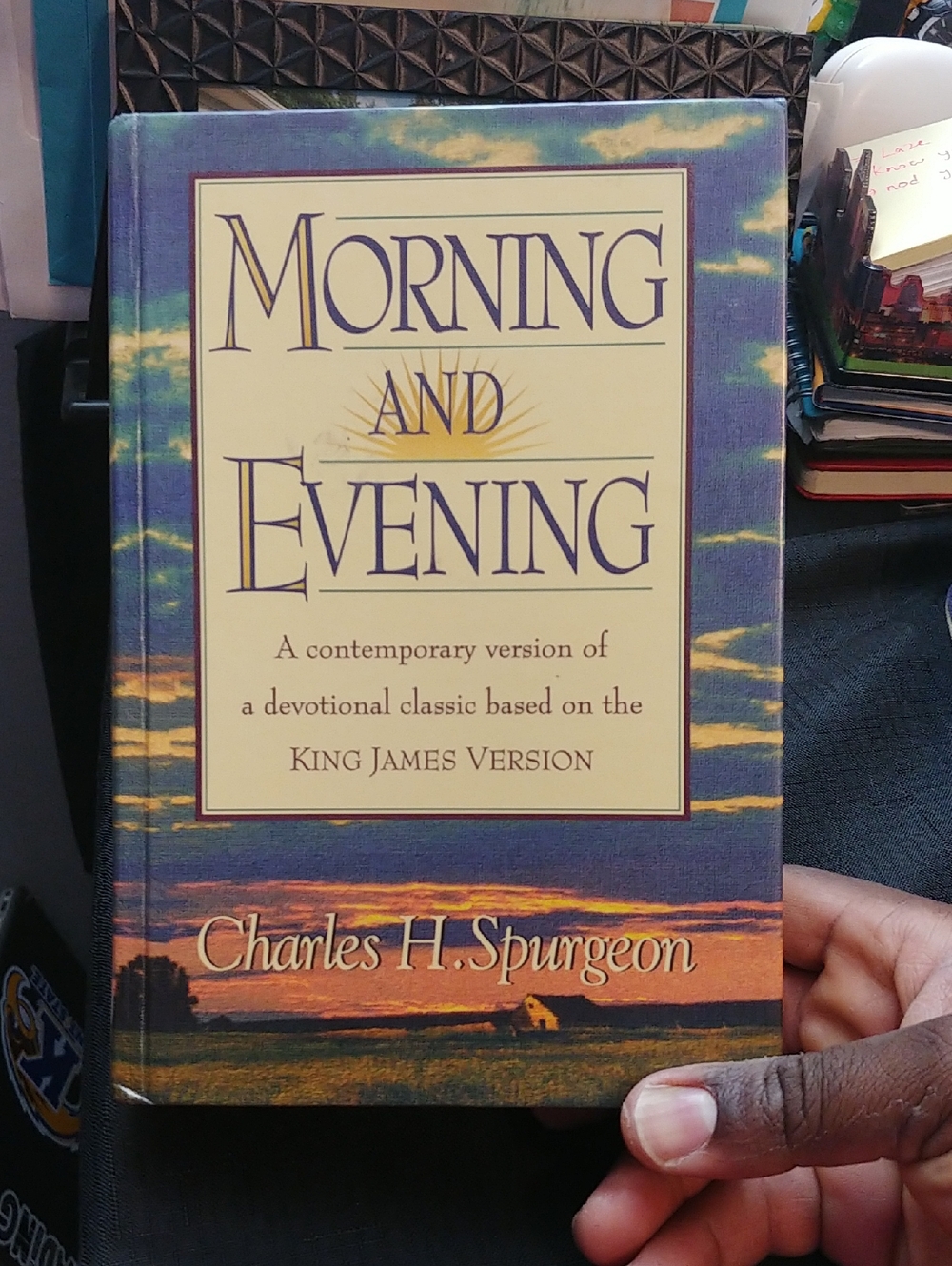 Morning and Evening Devotional - Blue Cover